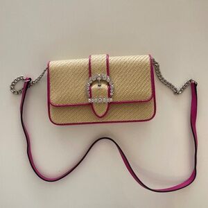 Raffia Jimmy Choo Cheri bag